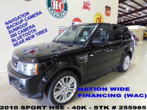 2010 range rover sport hse lux,sunroof,nav,360 cam,htd lth,20&#039;s,40k,we finance!!