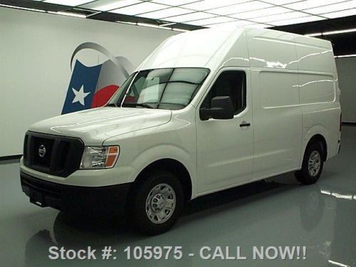 2013 nissan nv 2500 hd s cargo rear cam shelving 24k mi texas direct auto