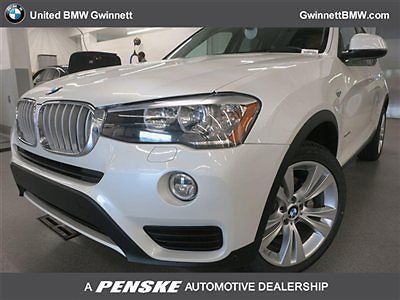Xdrive28i new 4 dr suv automatic gasoline 2.0l twinpower turbo in-l mineral wht