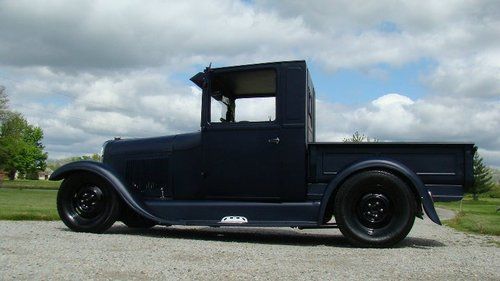 1928 model a closed cab truck streetrod, hot rod