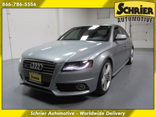 09 audi a4 prestige quattro s line silver 19 wheels sport package keyless go