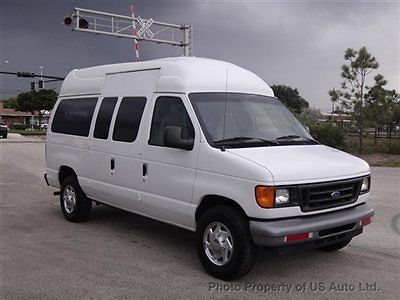 We finance e250 shuttle transit wheelchair handicap van one owner 4.6l  warranty