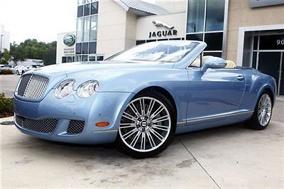 2010 bentley continental gtc speed convertible - 1 owner