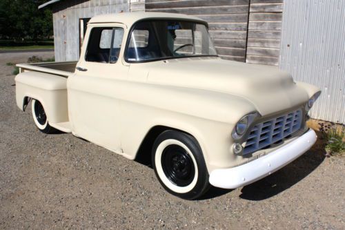 1956 chevrolet stepside pick up-daily driver-hot rod-1955-1957-kustom-apache