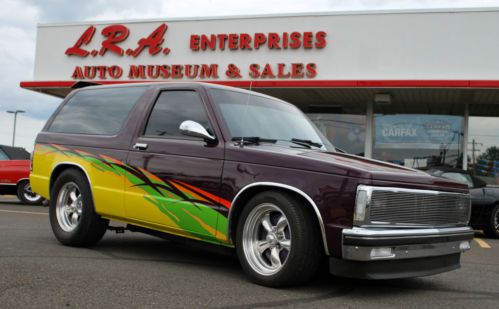 Chevy s10 blazer custom stunning condition runs looks and drives like new no res