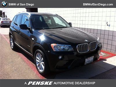 Xdrive28i low miles 4 dr suv automatic gasoline 2.0l dual overhead cam , jet bla