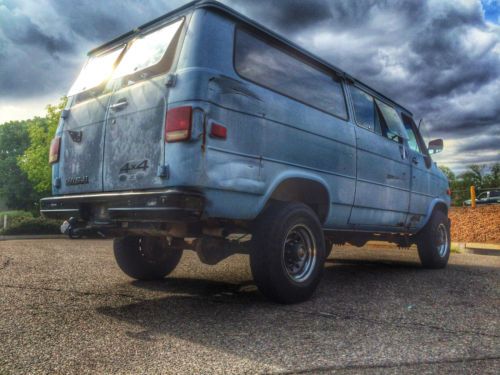 1985 four wheel drive 4x4 chevy sportvan by lrp like quigley off road 5.7 v8