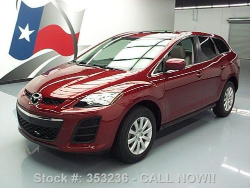 2011 mazda cx-7 i touring sunroof rear cam leather 29k texas direct auto