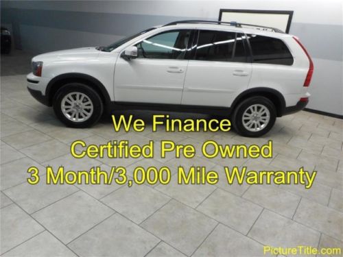 08 xc90 fwd 3rd row leather sunroof certified cpo warranty we finance texas