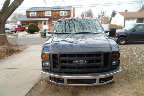 Ford f 350 xl super duty crew cab 6.4lt 8 cylinder stroke engine w/3 car carrier