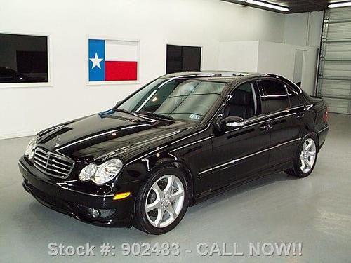 2007 mercedes-benz c-230 sport sunroof pwr sunshade 75k texas direct auto