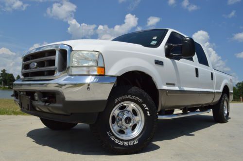 2003 ford f-250 crew cab lariat 4x4 7.3l diesel great shape!!