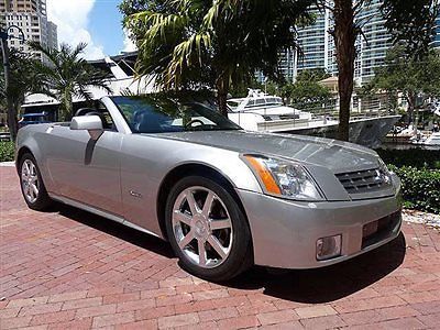 Florida rare platinum 2004 cadillac xlr low mile garage kept collector condition