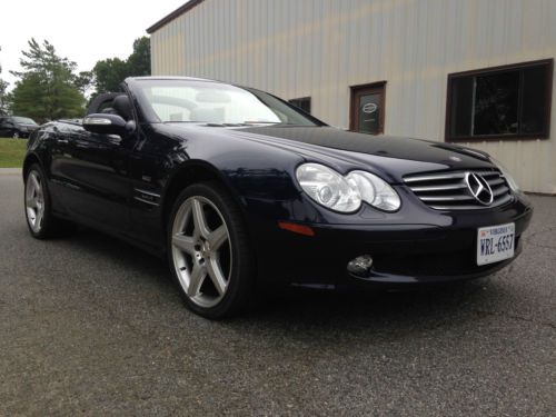 2004 mercedes-benz sl600 base convertible 2-door 5.5l