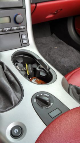 2005 Chevrolet Corvette Convertible 2-Door 6.0L White, Red Leather Black Top, US $29,500.00, image 13