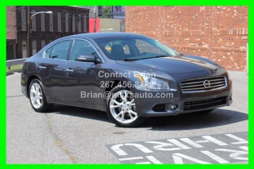 2013 nissan maxima 3.5 sv 4dr sedan sunroof leather full factory warranty