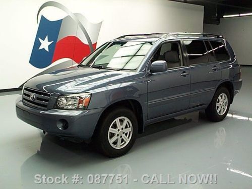 2005 toyota highlander v6 roof rack alloy wheels 69k mi texas direct auto