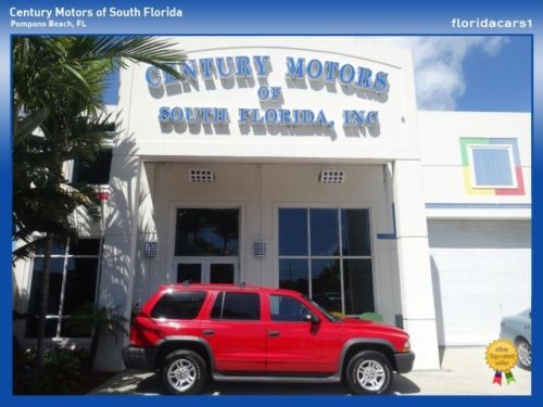 2003 dodge durango sxt low miles non smoker fl niada certified only 45,794mi