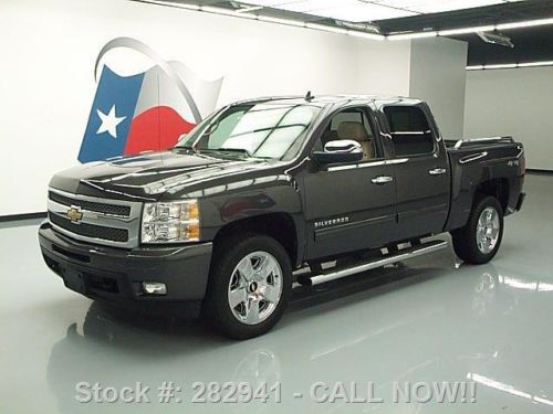 2011 chevy silverado ltz crew 4x4 sunroof leather dvd texas direct auto