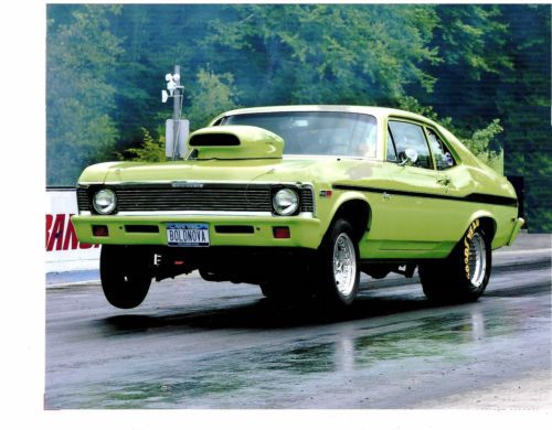 1969 chevy nova race drag car 454 with trailer