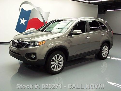 2011 kia sorento ex 7-pass htd leather rear cam 63k mi texas direct auto