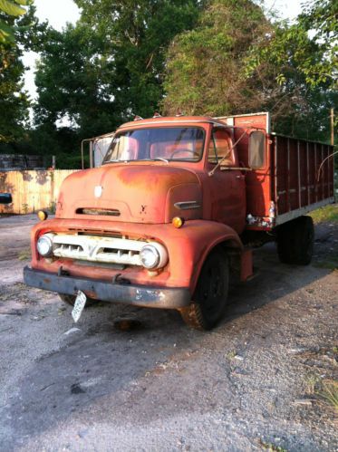 C600 53 cab-over coe unrestored 1953 ford f rat rod project hyd dump truck