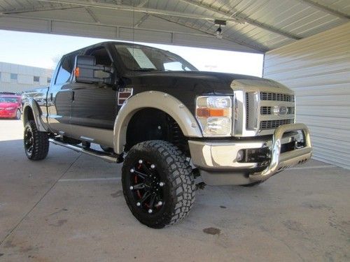 2010 ford super duty f-250 srw crew cab lariat 4x4 - lifted