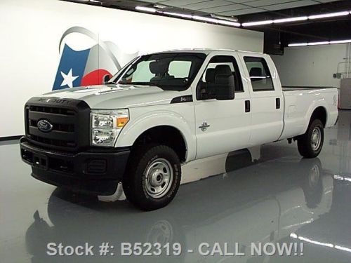 2014 ford f-250 crew diesel 4x4 long bed 6-pass 14k mi texas direct auto