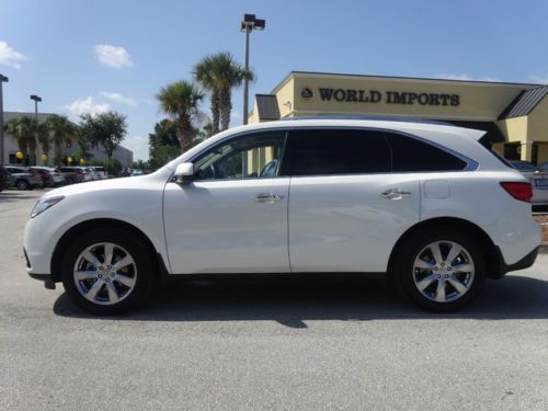 Certified 2014 acura mdx awd advance entertainment - msrp $57,400.00 - save!!!