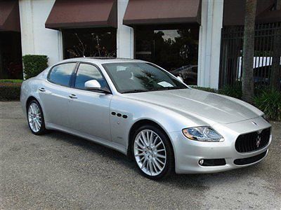 2012 maserati quattroporte s-clean carfax-beautiful condition-low miles