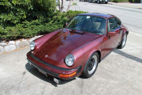 1983 porsche 911 sc coupe - california car