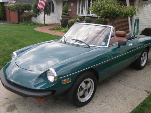1978 alfa romeo spider iniezione &#034;1-owner&#034;only 48k miles in storage since 1987