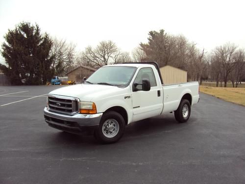 2001 ford f-350 super duty pickup 7.3l diesel white runs great no reserve