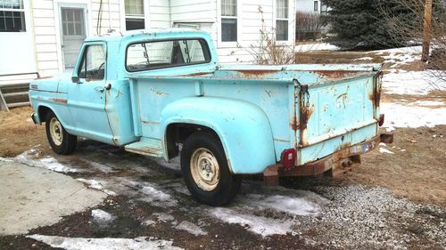 1967 f100 long box stepside. very solid