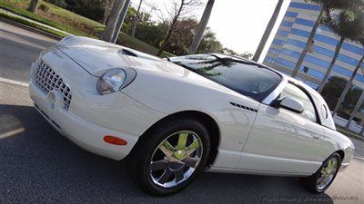 2002 ford thunderbird w removable hardtop auto florida car 41k miles like new