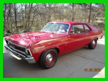 1969 chevrolet nova coupe 396c.i. 4 speed full restoration