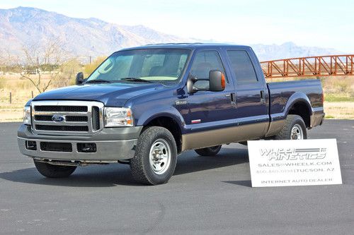 2007 ford f250 diesel crew cab xlt 104k miles runs well see hd video