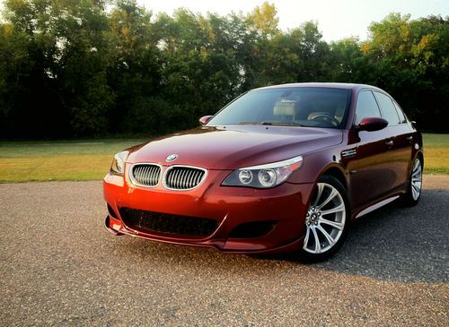 Bmw m5 e60 2006 all factory options smg indianapolis red hartge ac ecu