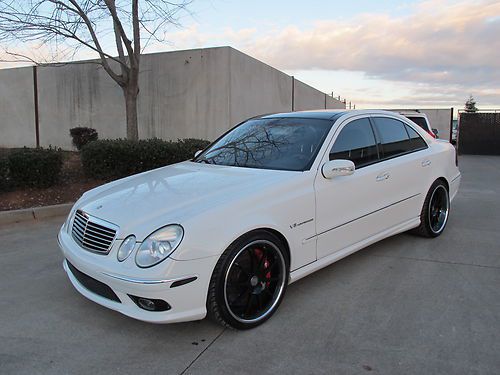 2006 mercedes e55 e 55 amg low miles low reserve renntech rare wow 06 !!!