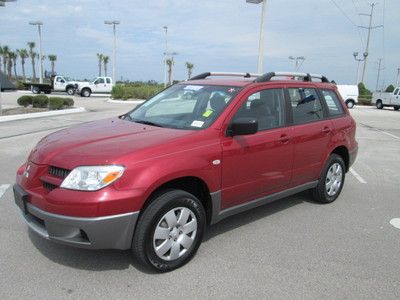 2006 mitsubishi outlander 2.4l 4 cyl.fwd suv florida one owner clean carfax l@@k