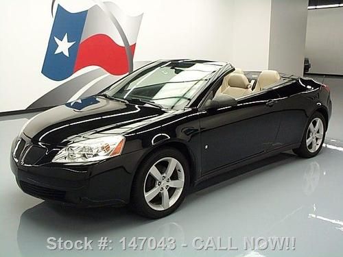 2007 pontiac g6 gt hard top convertible htd seats 76k texas direct auto