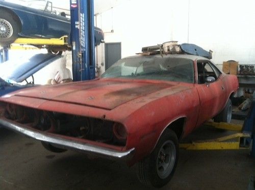 1970 plymouth cuda project car orig motor must c look