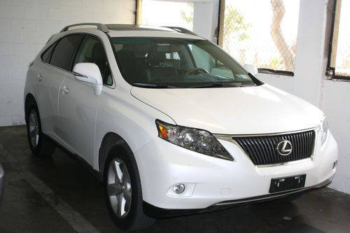 2011 lexus rx350 awd white/black