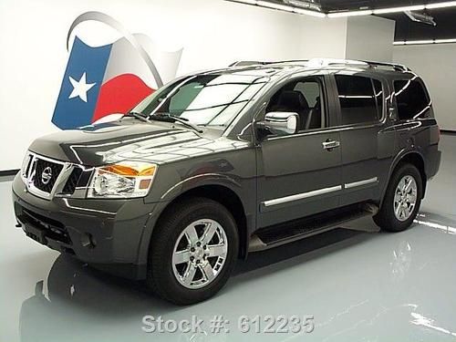 2010 nissan armada platinum 4x4 sunroof nav dvd 33k mi texas direct auto