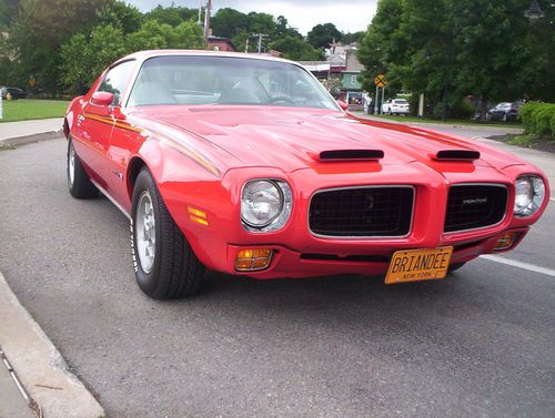 1973 pontiac firebird formula all original sheet metal clean car phs documents!