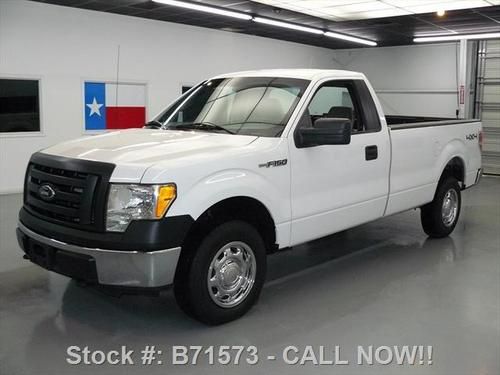 2010 ford f-150 xl regular cab auto 4x4 long bed 56k texas direct auto