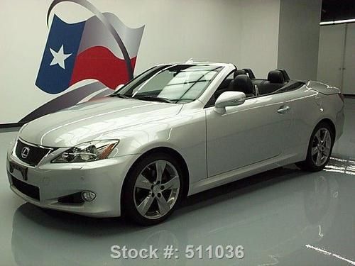 2010 lexus is250c hardtop convertible nav rear cam 33k texas direct auto