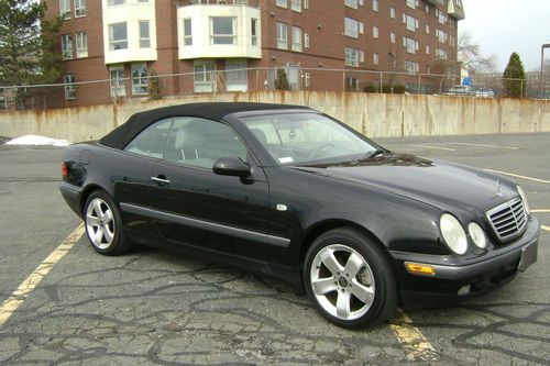 1999 mercedes clk320 convertible v6 auto clean!! no reserve!!