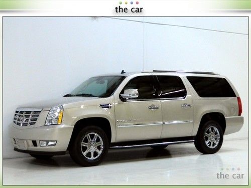07 escalade esv awd navigation cam dvd phone xm quad roof chrome carfax pristine