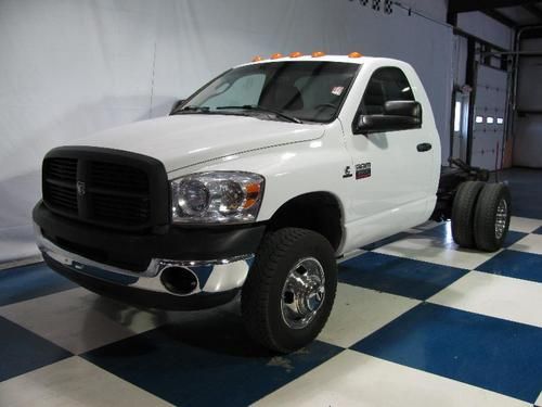 2008 dodge ram 3500 reg-cab st 4wd drw..manual..6.7l diesel